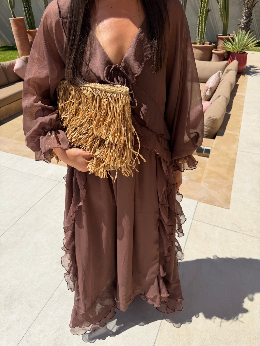 Robe LARA marron (KJ-06)