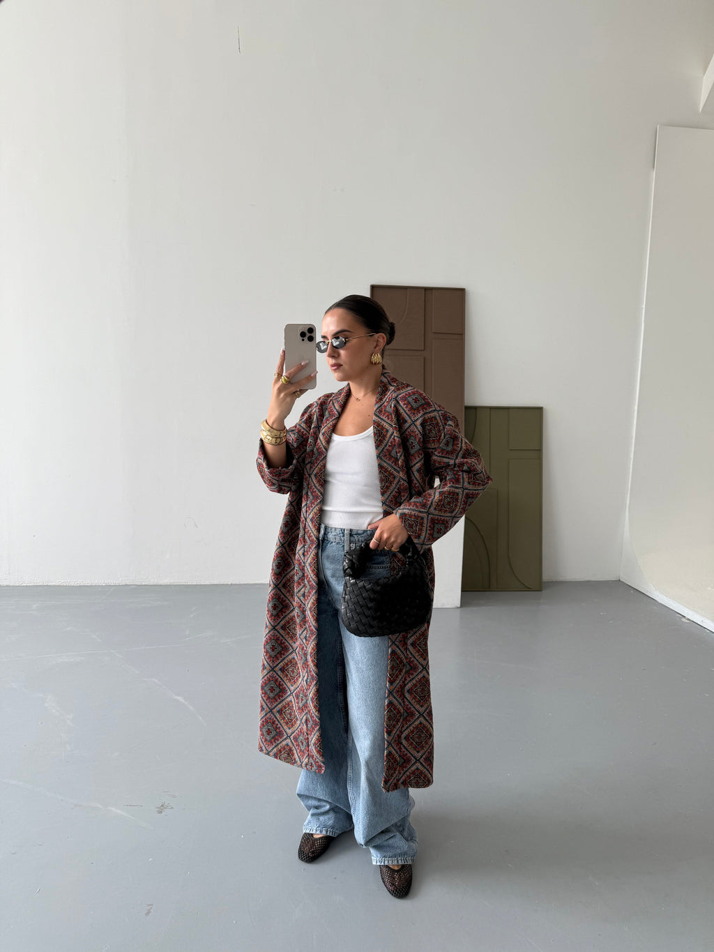 Veste KIMONO  rouge