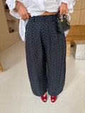 Pantalon POIS bleu (82581)