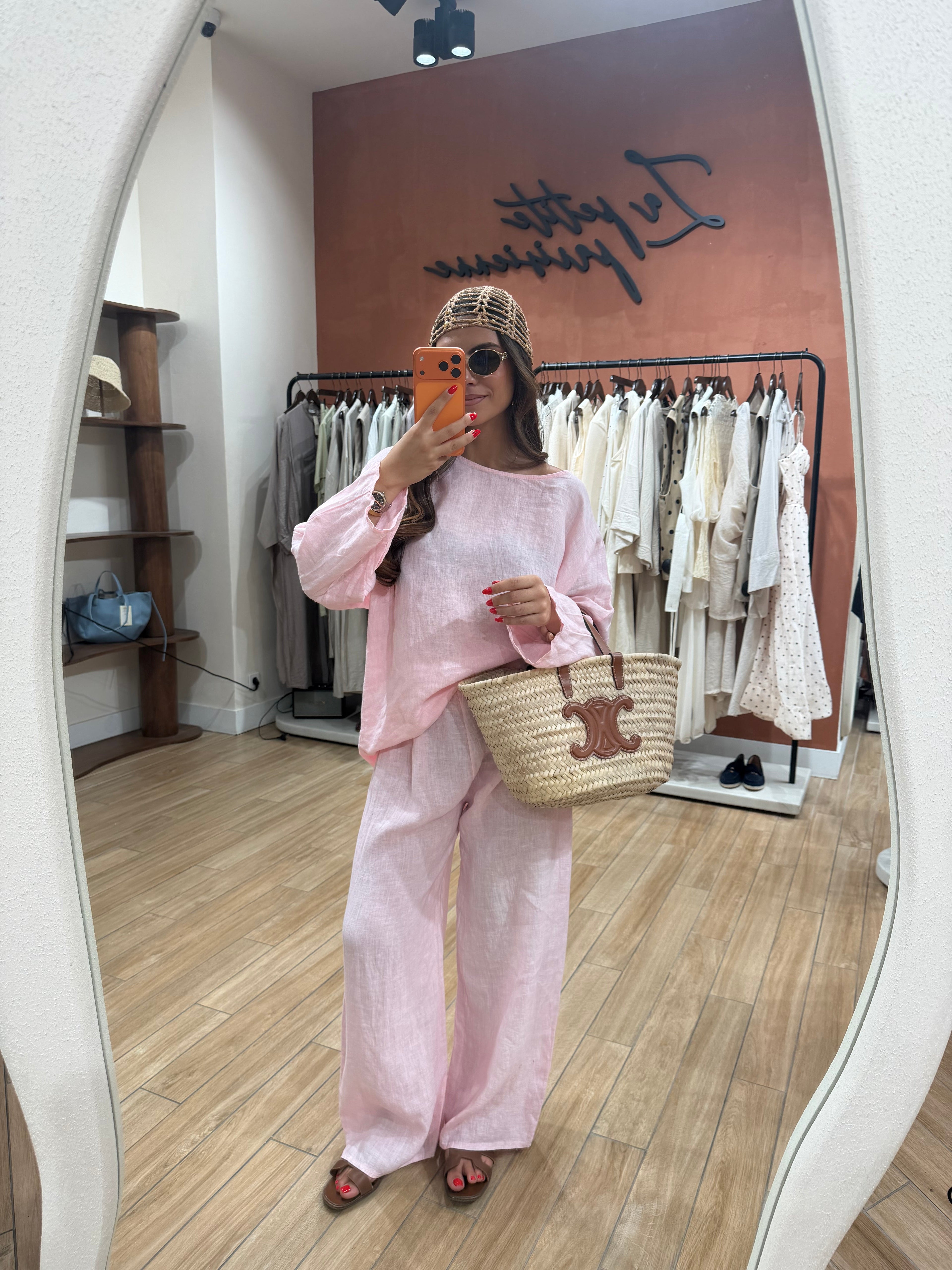 Ensemble MYNI 100% Lin rose