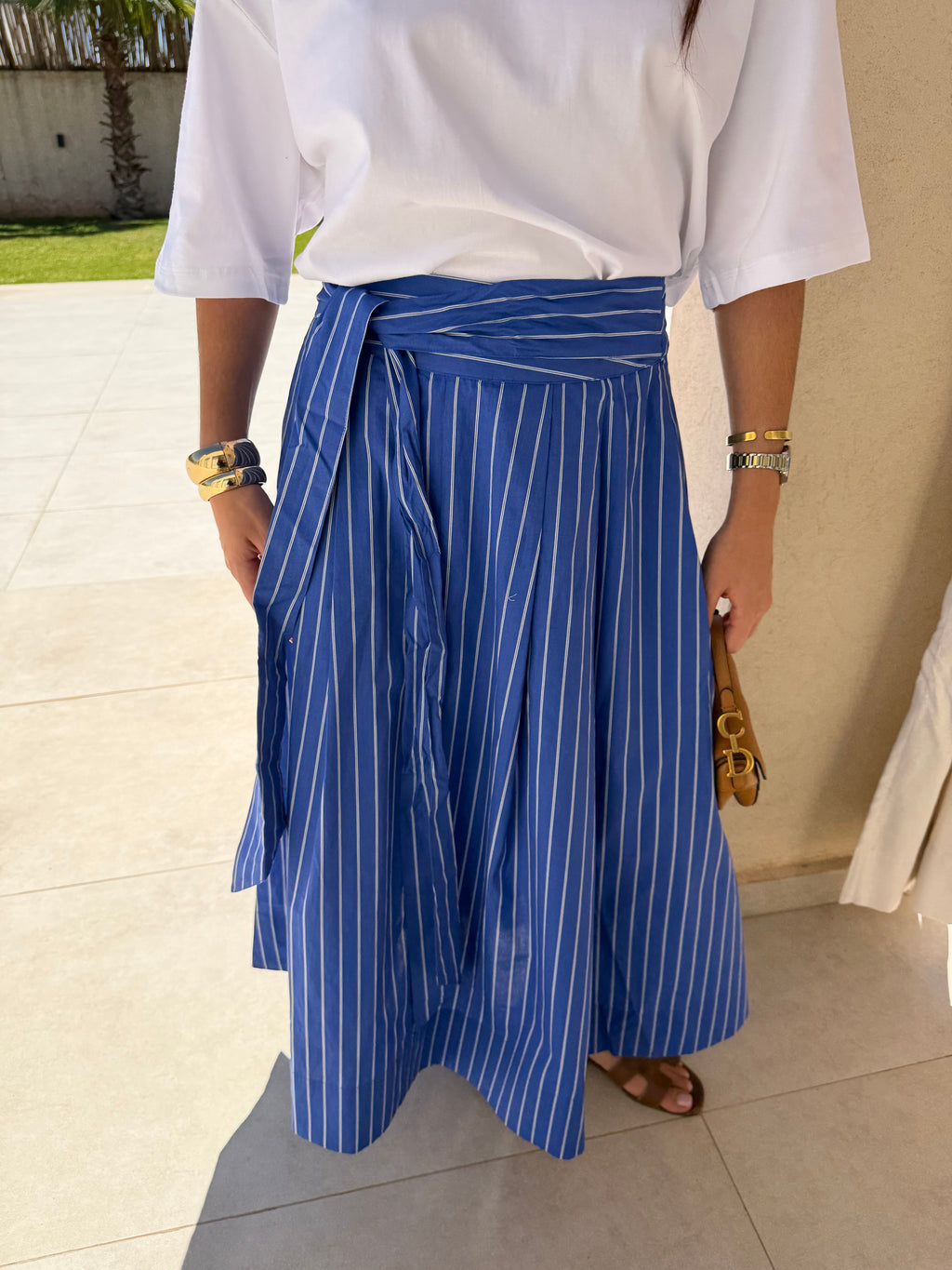 Jupe DORIA bleue foncée