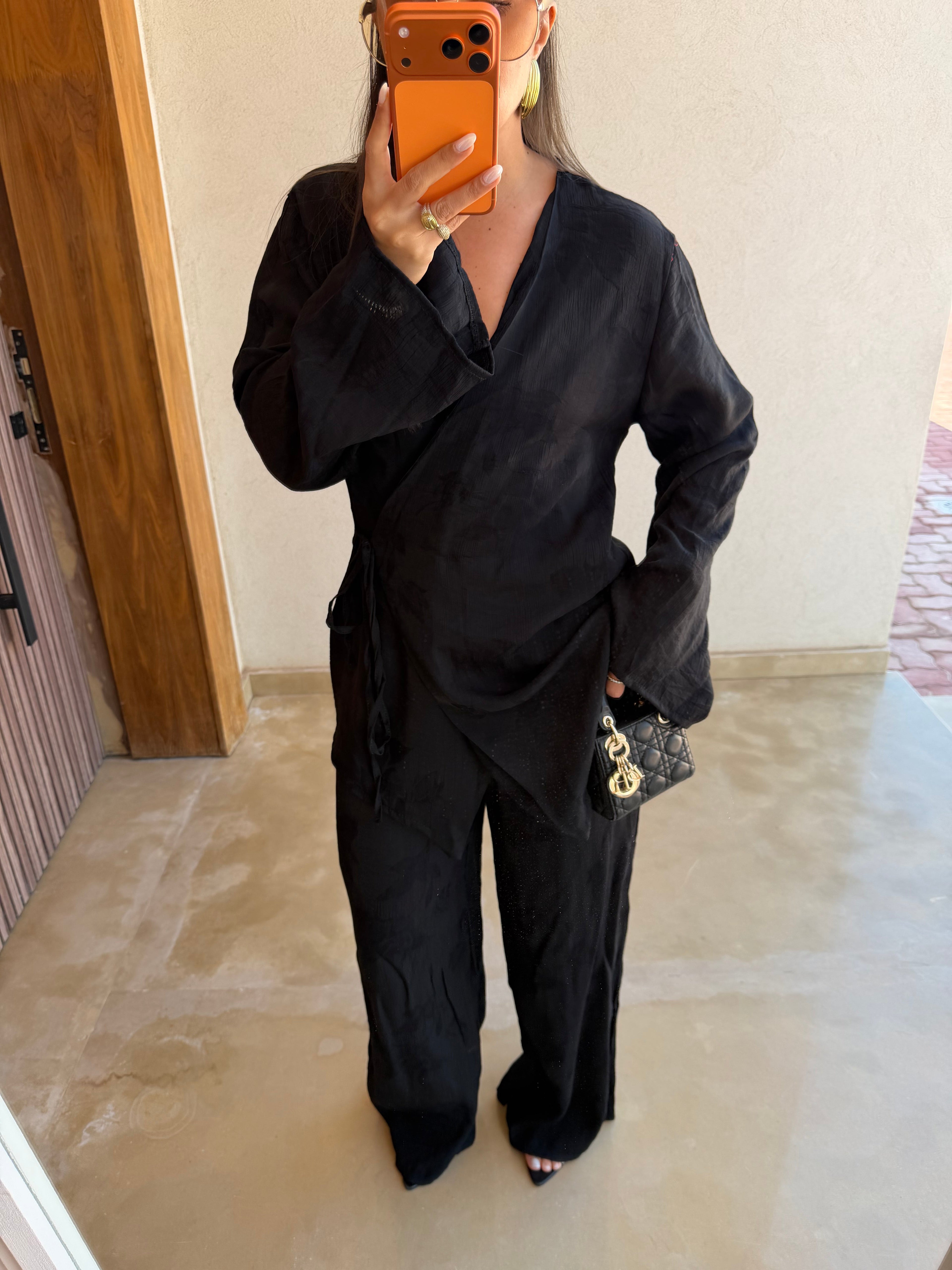 Ensemble SILANA noué noir