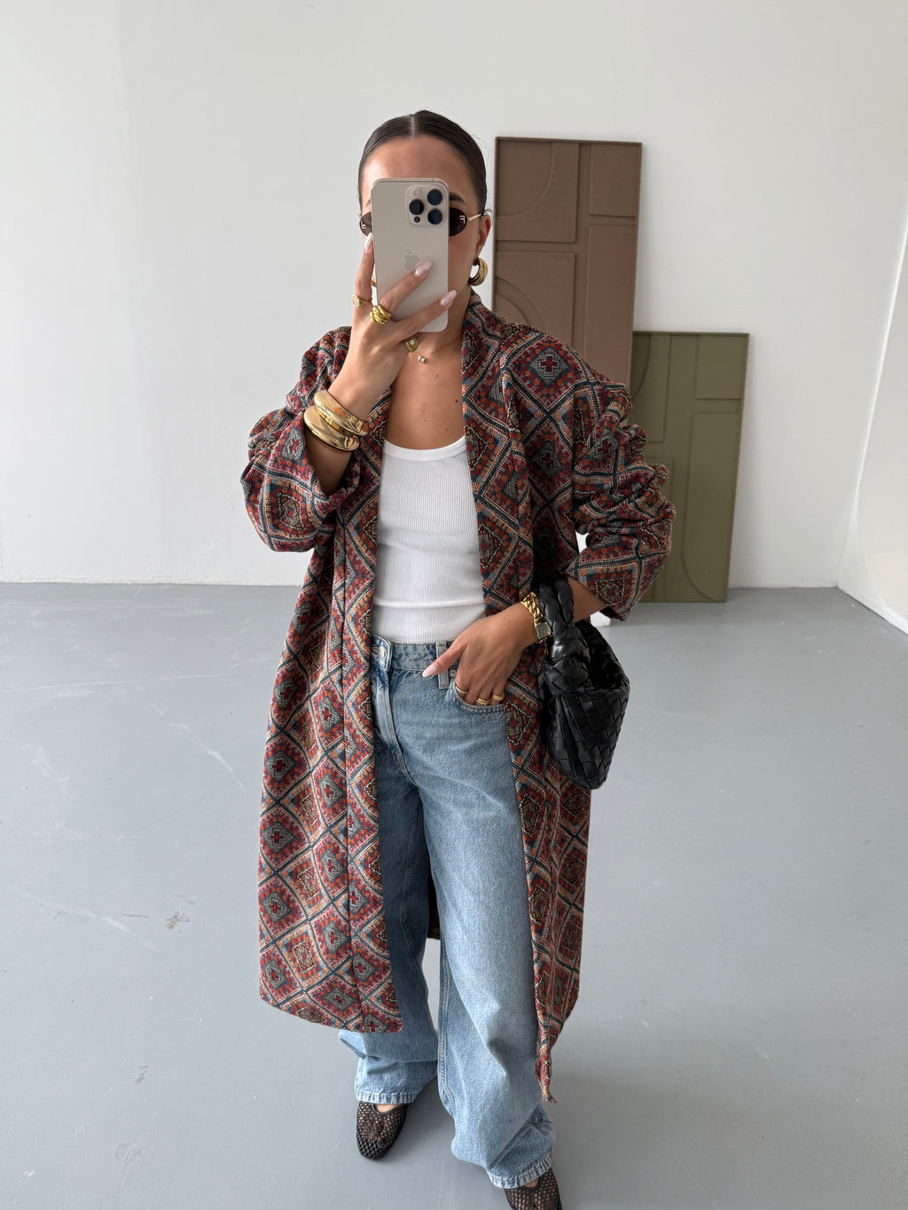 Veste KIMONO  rouge