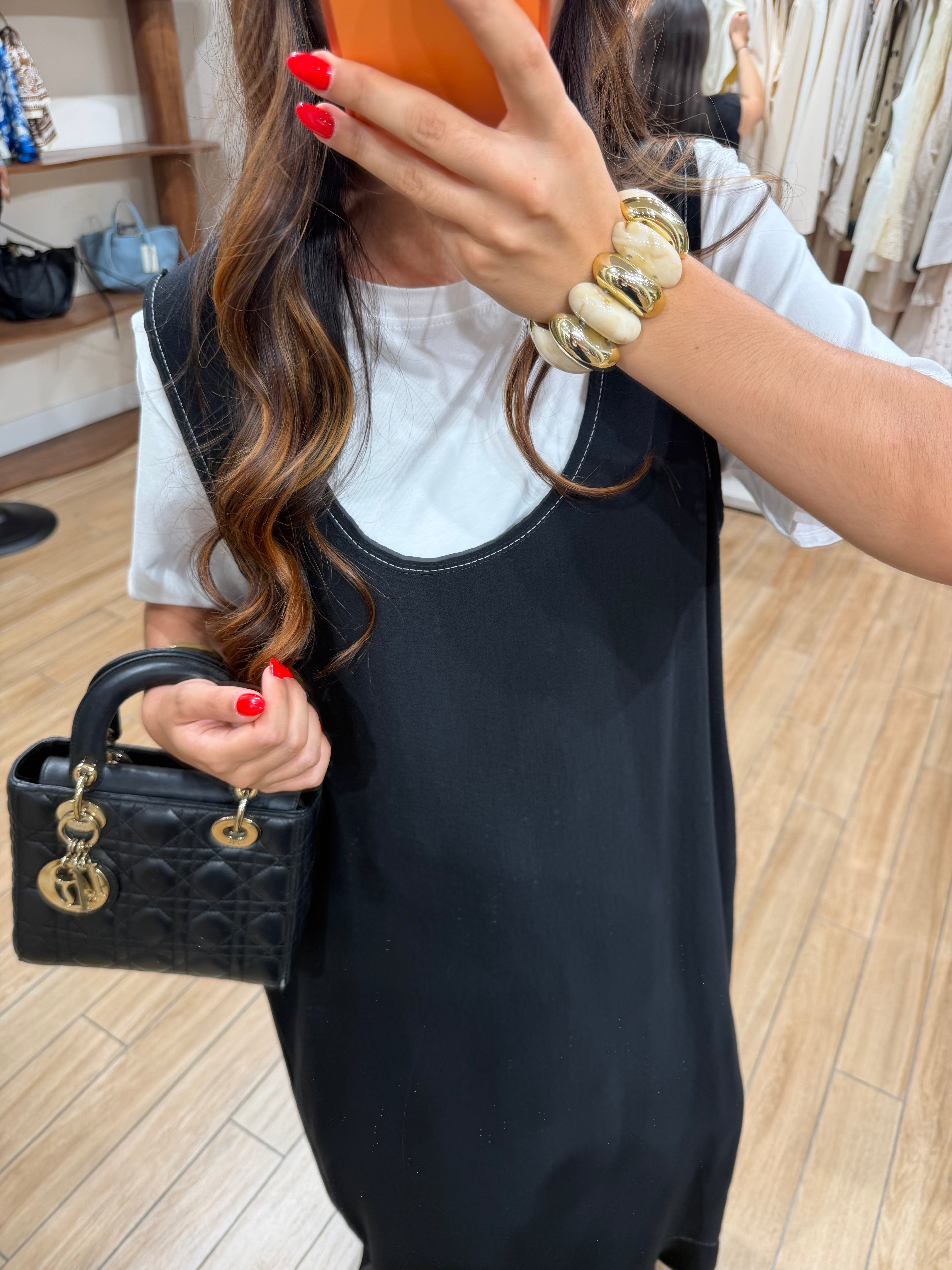 Robe t-shirt Intégré noir