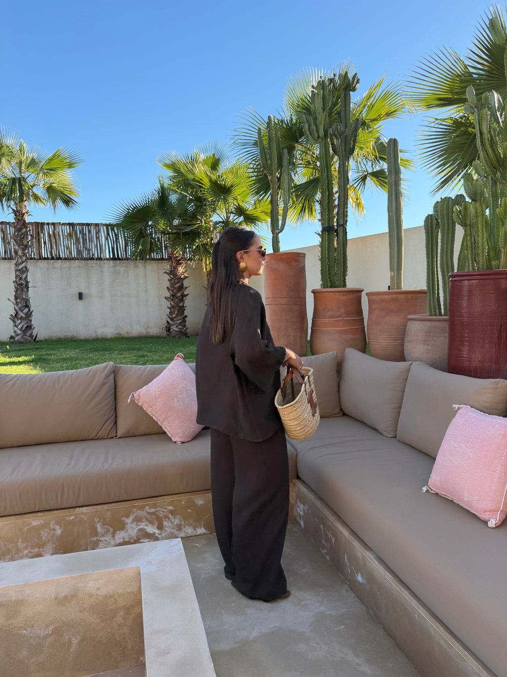 Ensemble MARYNE marron