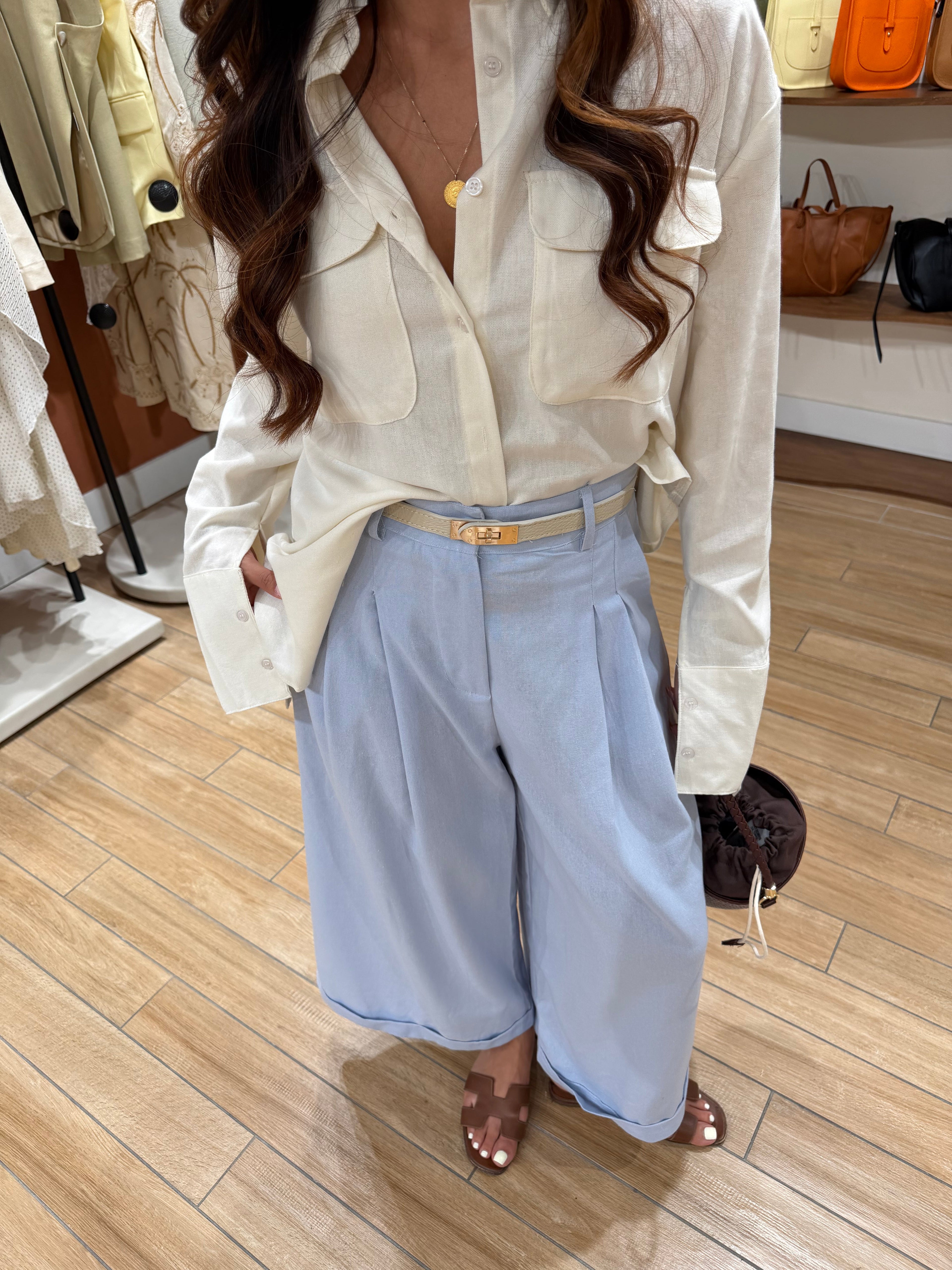 Pantalon LINA bleu (26CY634)