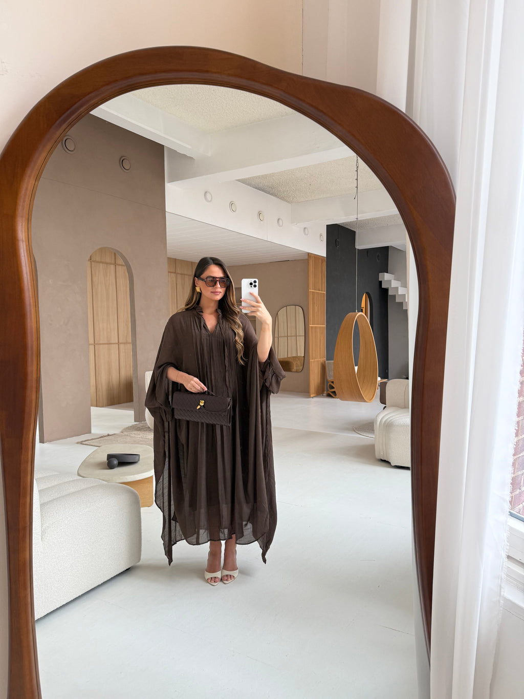 Robe SAHA marron (JY5216)