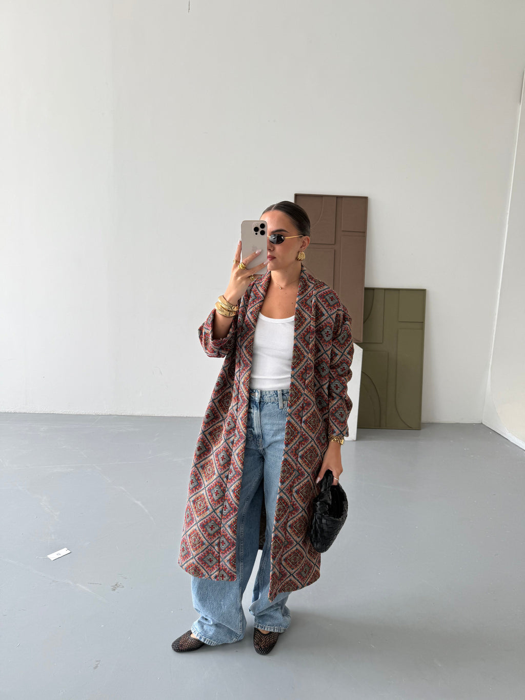 Veste KIMONO  rouge