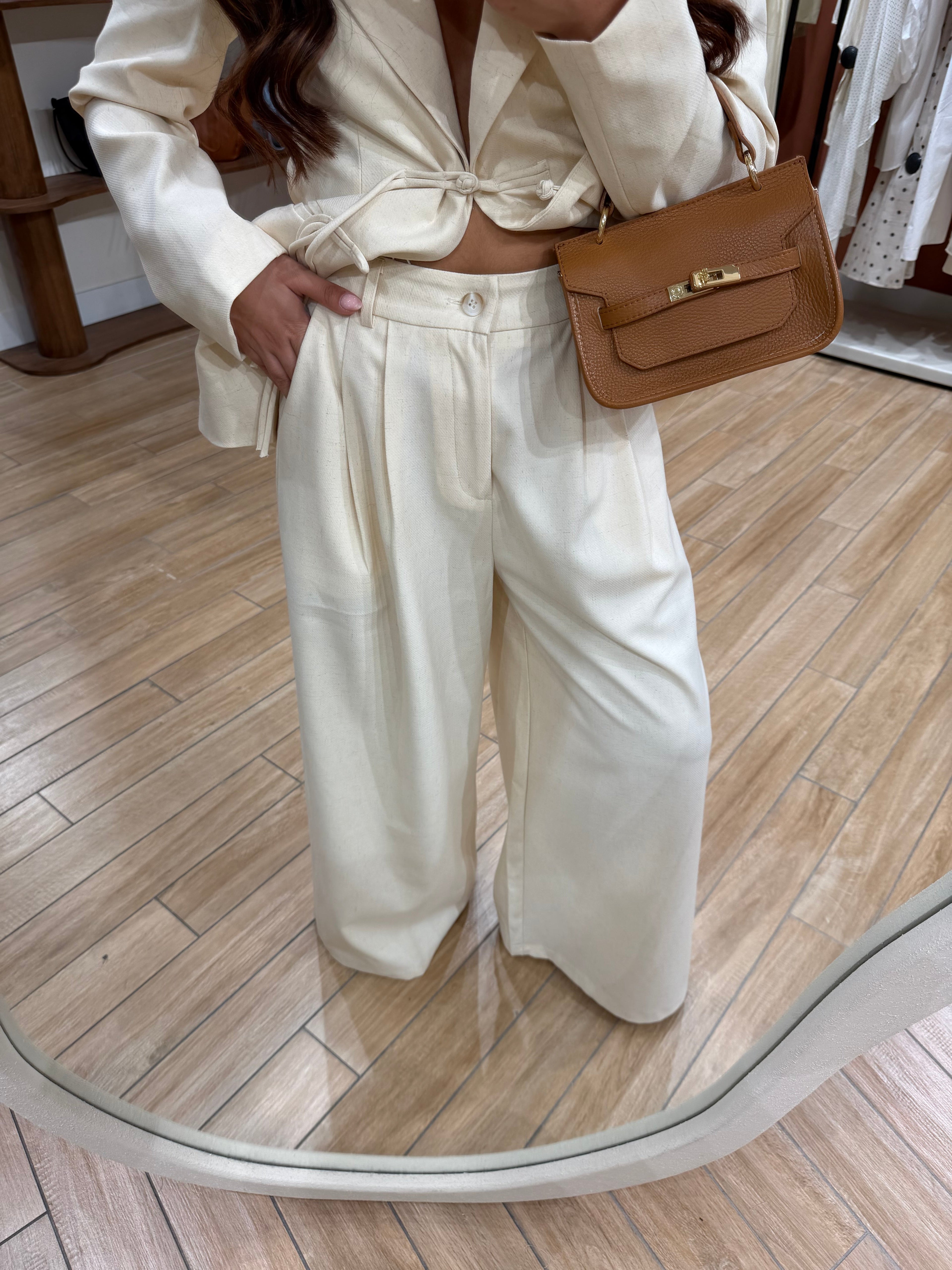 Pantalon ASIAN beige (6813)