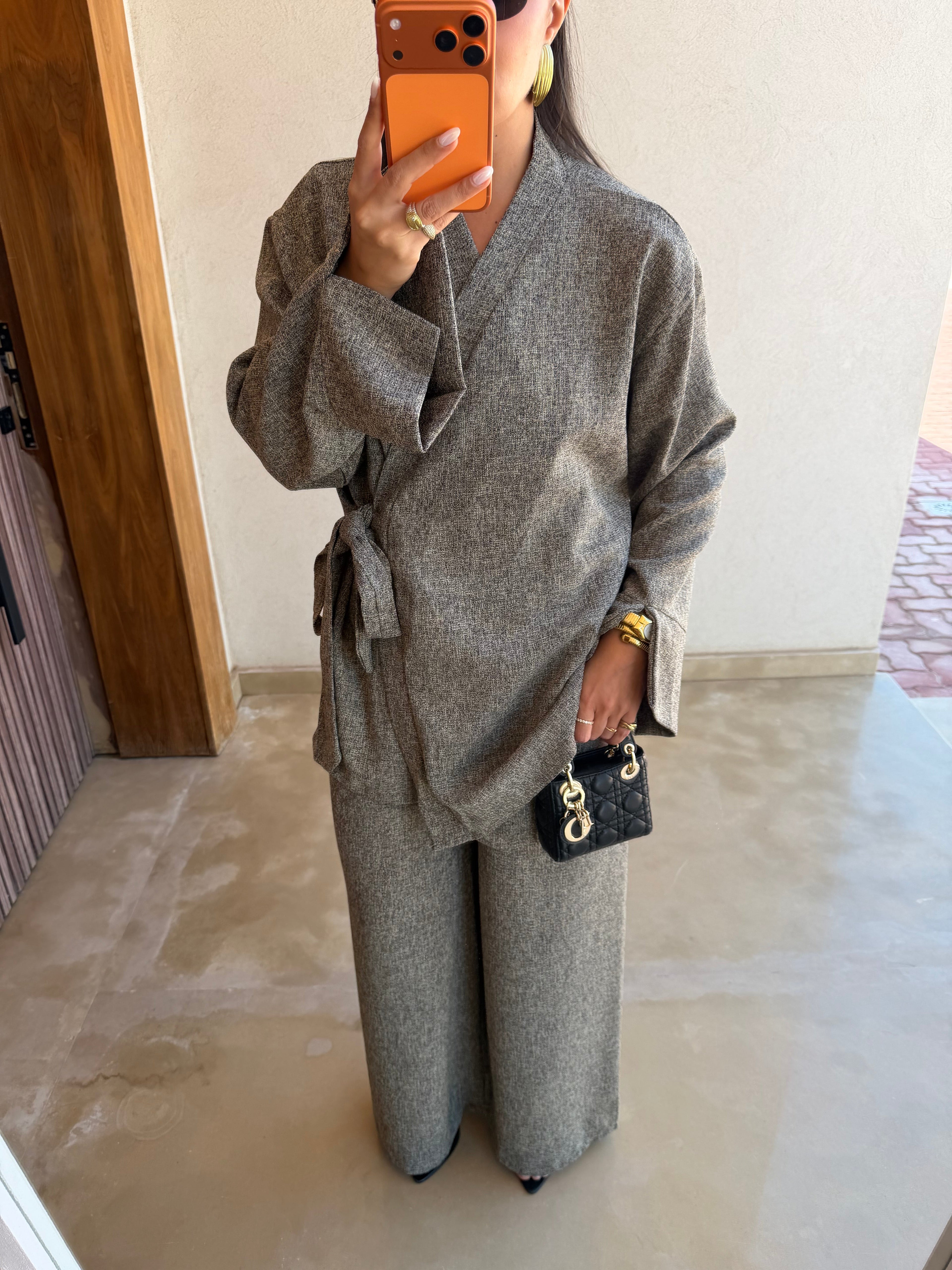 Ensemble JESSY noué kaki