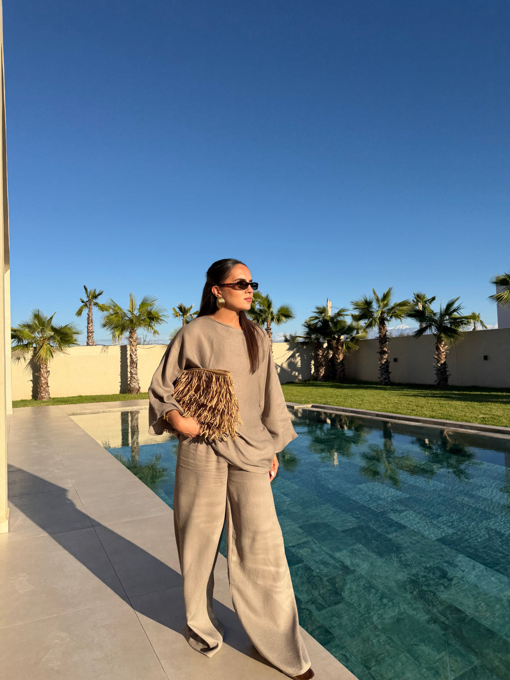 Ensemble MARYNE taupe