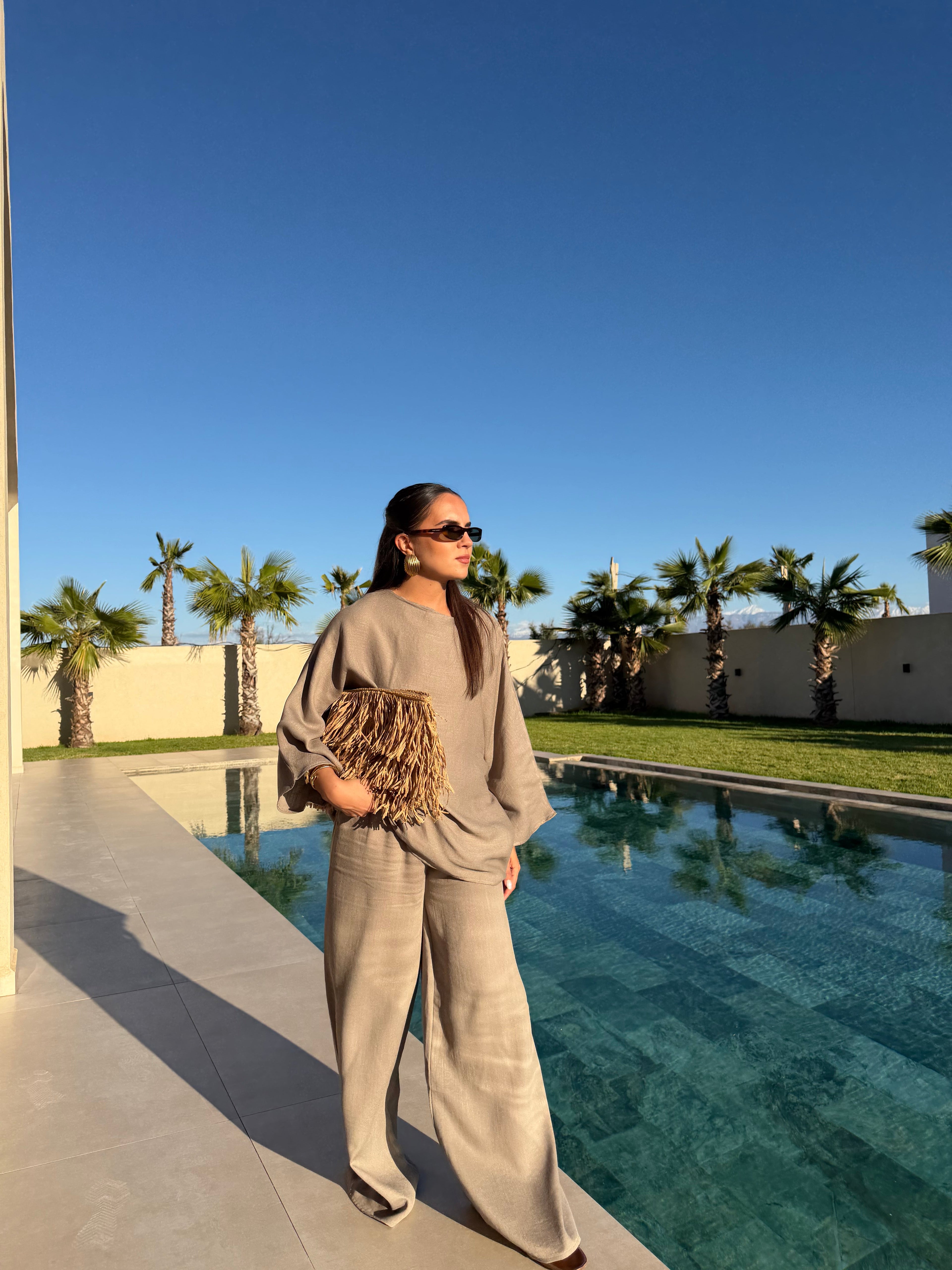 Ensemble MARYNE taupe