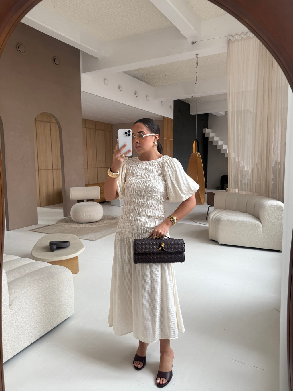 Robe HOLA crème (JY5211)