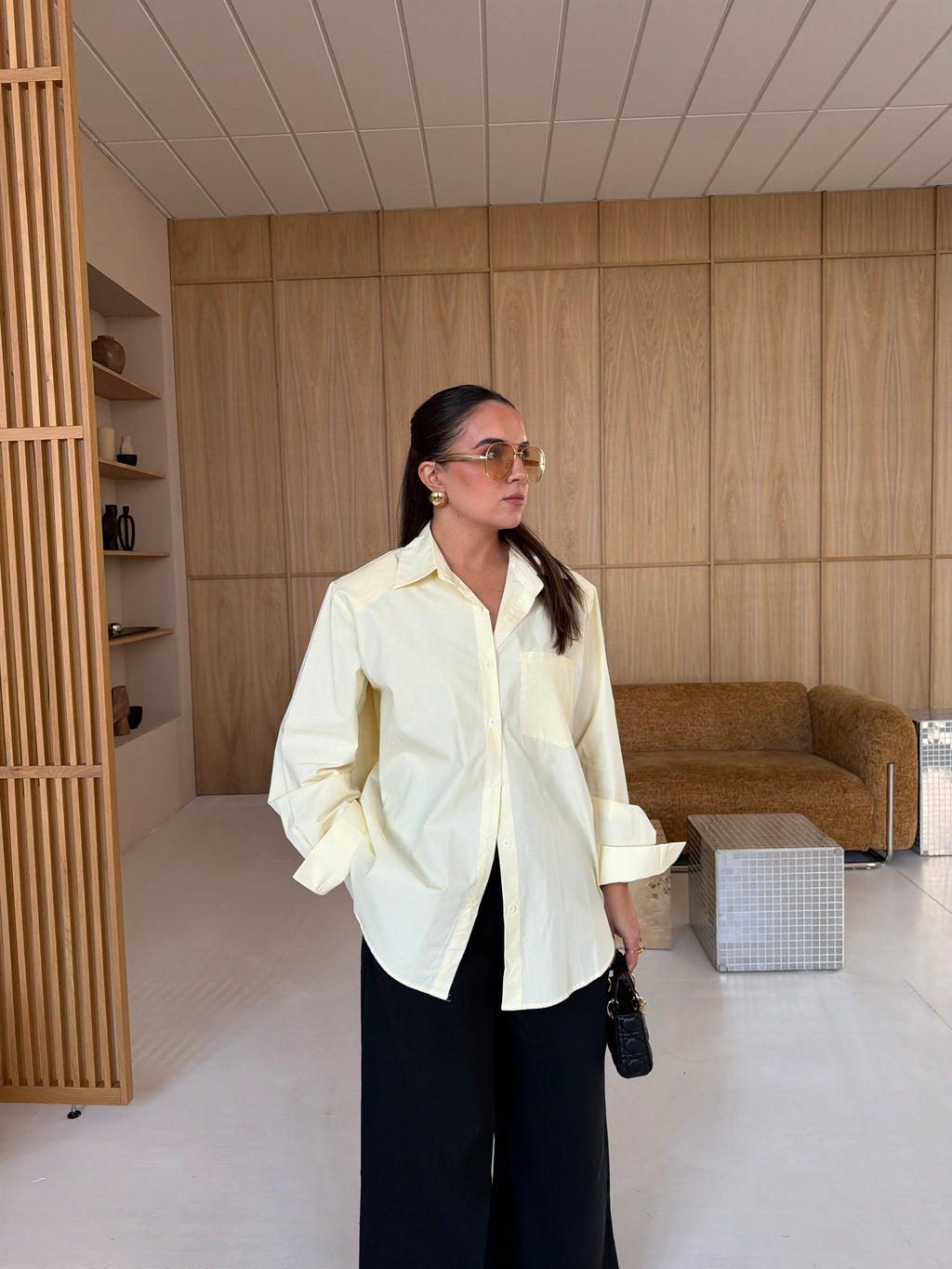 Chemise NORA jaune (H13035)
