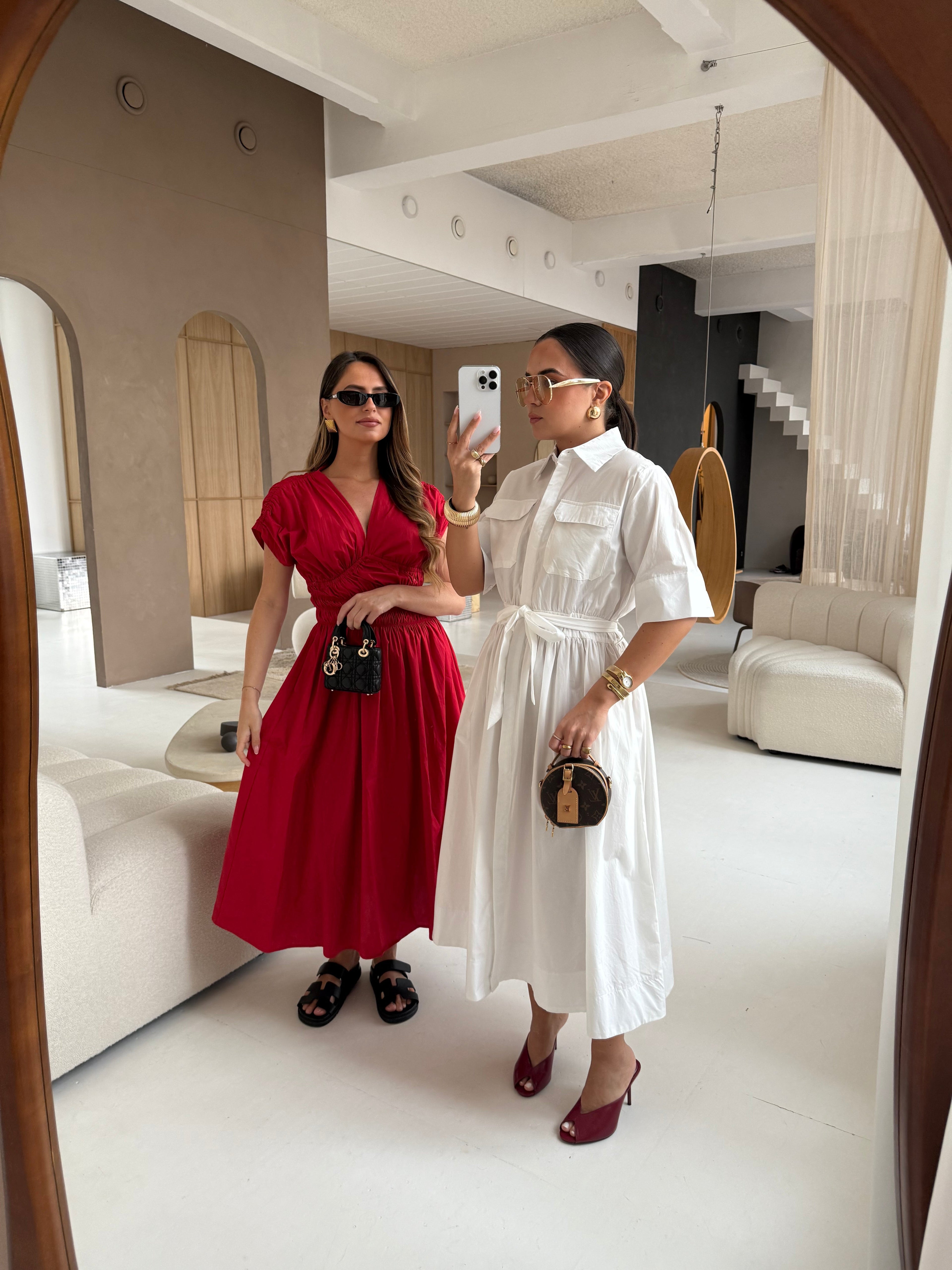 Robe CLARISSE blanche (SW730)