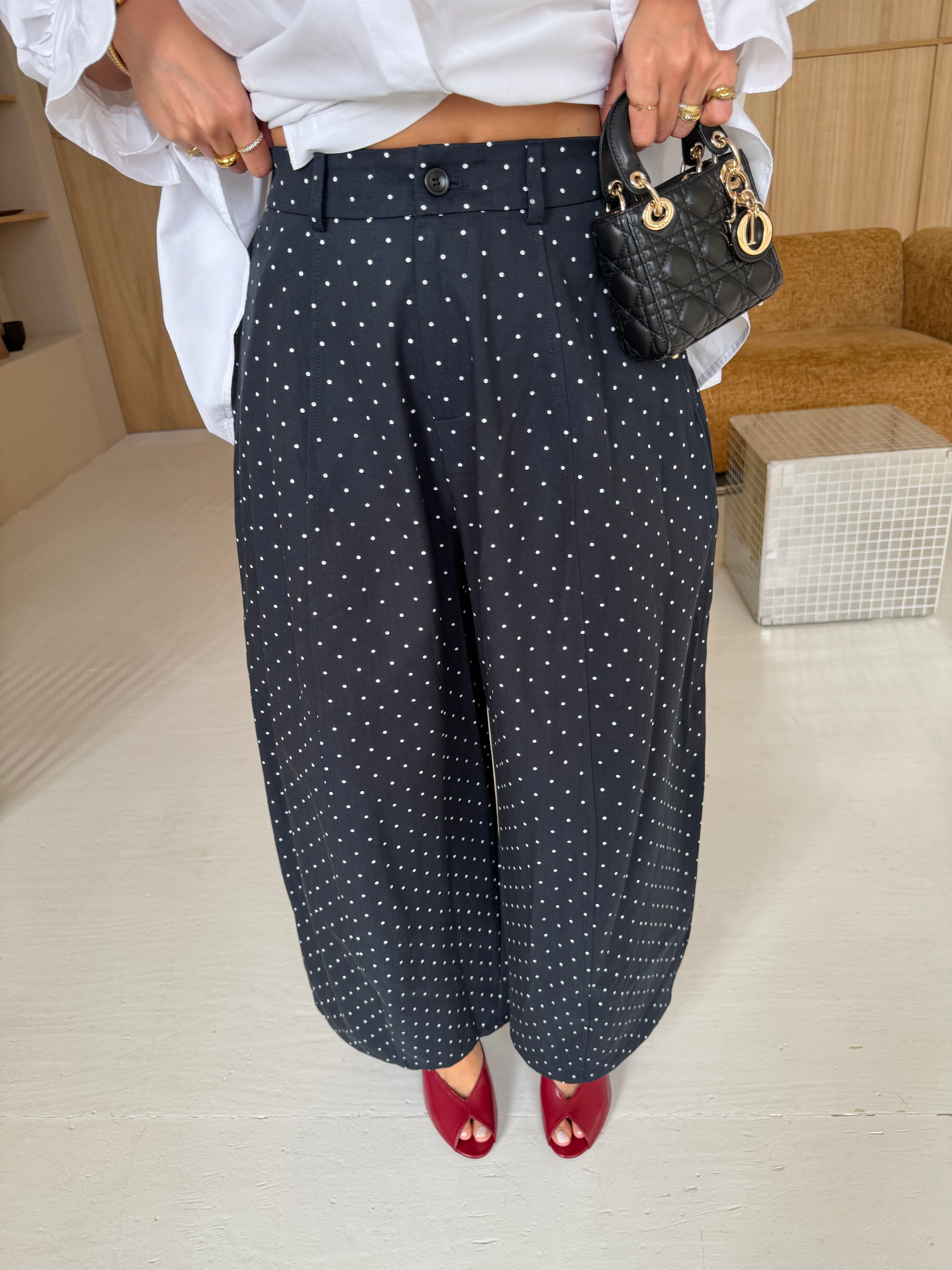 Pantalon POIS bleu (82581)