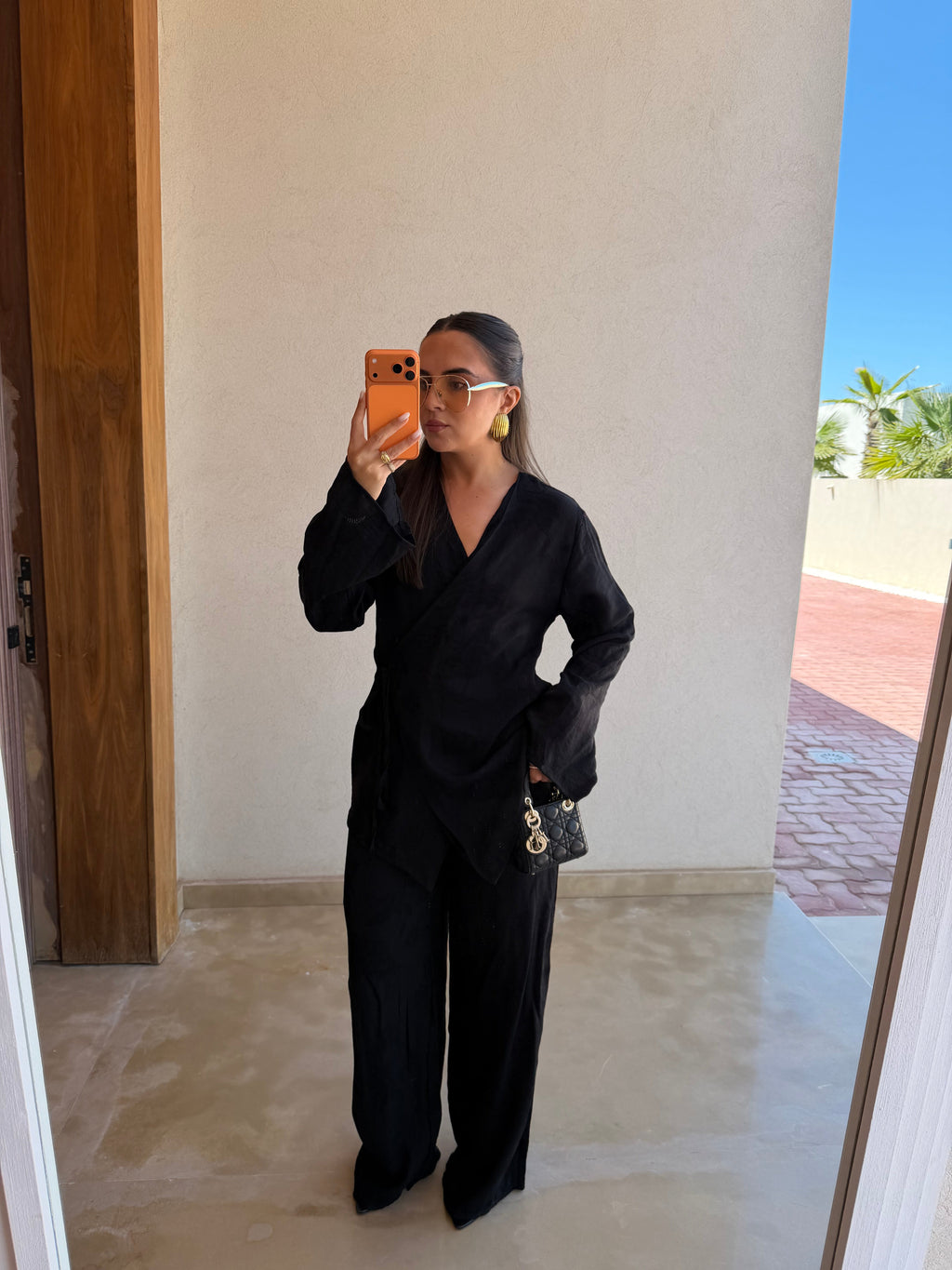 Ensemble SILANA noué noir