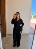 Ensemble SILANA noué noir