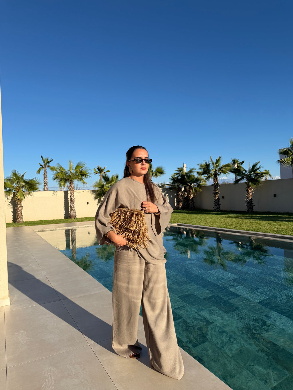 Ensemble MARYNE taupe